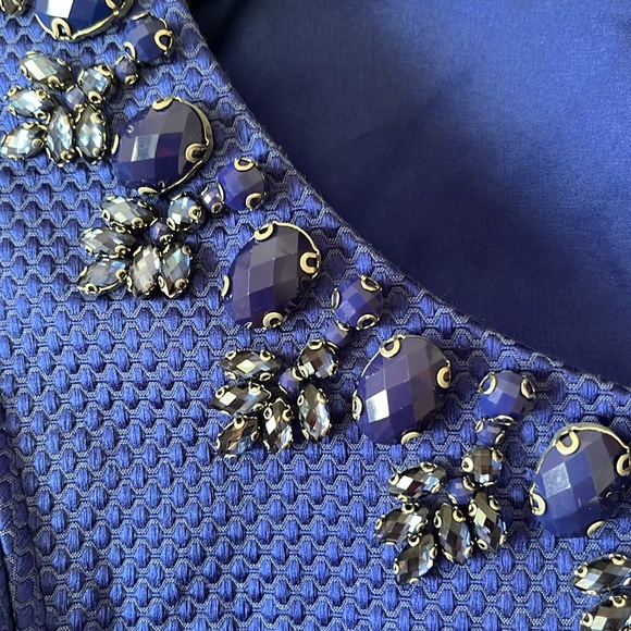 ADRIANNA PAPELL Royal blue dress - size 16 - Picture 4 of 8